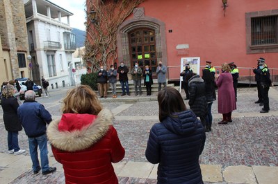 La Seu d'Urgell fa un minut de silenci per a l’eliminació de la violència envers les dones