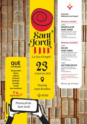 La Seu ho té tot a punt per celebrar la diada de Sant Jordi 