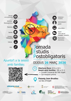 La Seu i comarca organitzen una nova Jornada d’informació sobre estudis postobligatoris