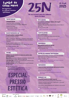 La Seu i comarca tornen a mobilitzar-se contra les violències cap a les dones