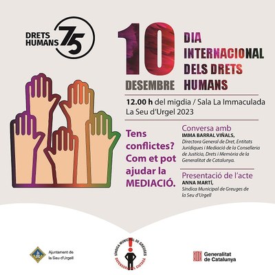 La Sindicatura Municipal de Greuges organitza un acte commemoratiu pel 75 aniversari de la Declaració dels drets humans amb una conversa amb Imma Barral Viñals 