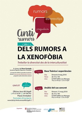 La xarxa antirumors de l’Alt Urgell organitza dos nous tallers per treballar la diversitat des de la interculturalitat 