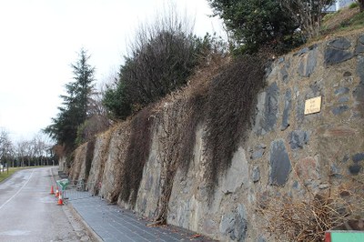 L'Ajuntament de la Seu d'Urgell arranja la vorera nord del Camí de la Palanca 