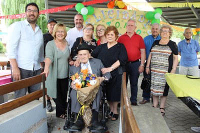 L'Ajuntament de la Seu d'Urgell felicita a l'urgellenc Antonio Martínez López pels seus 103 anys
