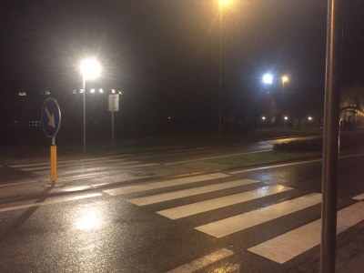 L'ajuntament de la Seu il·lumina dos passos de vianants 