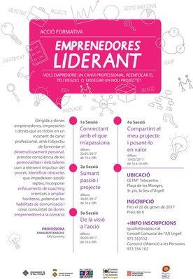 L'Ajuntament de la Seu organitza una acció formativa d'emprenedoria per a dones 