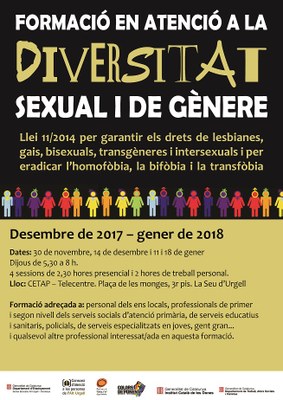 L'Alt Urgell organitza un curs sobre atenció a la diversitat sexual i de gènere