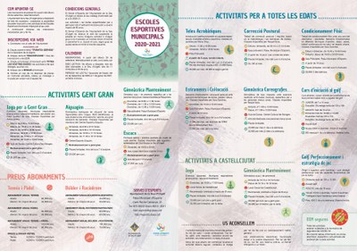 Les Escoles Esportives Municipals oferten prop d’una quinzena d’activitats físiques per al curs 2020-21