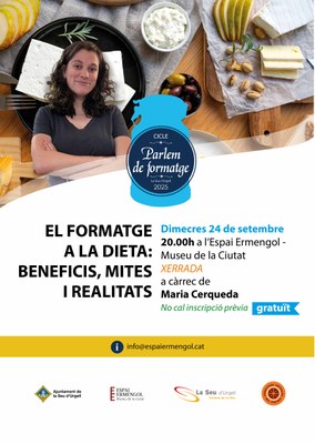 L'Espai Ermengol proposa tres noves activitats en el marc del 14è cicle ‘Parlem de Formatge’ 