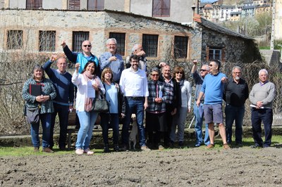 Lliurades les claus als nous hortolans dels horts socials de la Seu d’Urgell 