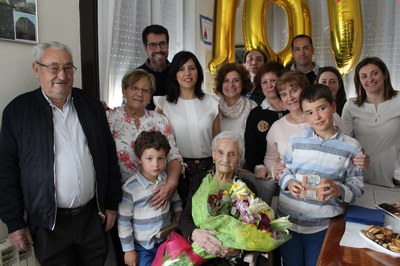 L'urgellenca Maria Navinés Erola rep la Medalla Centenària de la Generalitat de Catalunya 