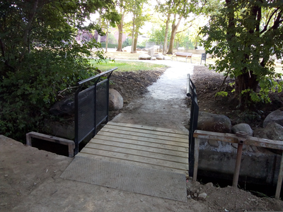Nou accés adaptat al Parc dels Enamorats de la Seu d’Urgell