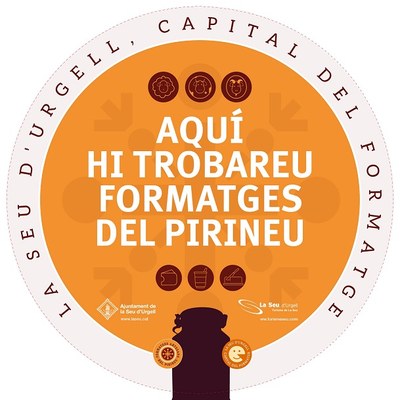 Nou distintiu que identifica els establiments de la Seu d’Urgell que ofereixen productes làctics del Pirineu català 