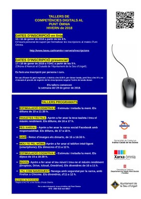 Nous cursos d’hivern al Punt Òmnia de la Seu d’Urgell  
