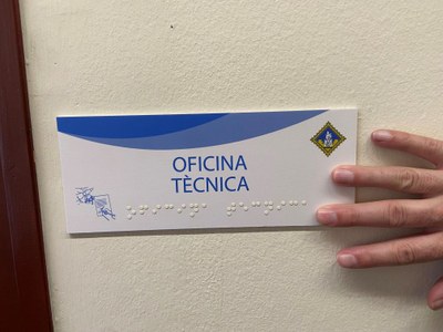 Nova senyalització interna a l’edifici de l’Ajuntament 