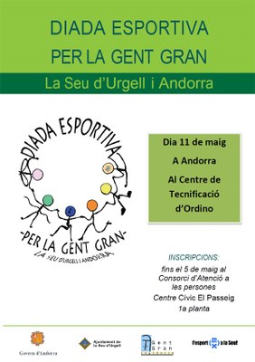 Obertes les inscripcions per la Diada Esportiva de la Gent Gran de la Seu d'Urgell i Andorra