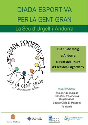Obertes les inscripcions per participar a la Diada Esportiva de la Gent Gran la Seu d’Urgell i Andorra 2019