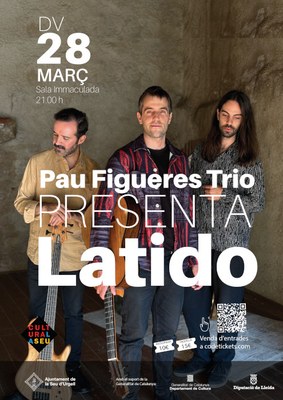 Pau Figueres Trio presenta a la Seu d’Urgell el seu darrer disc Latido 
