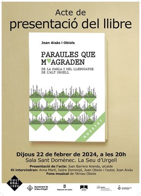 Presentació de l’obra ‘Paraules que m’agraden’ de Joan Aixàs 