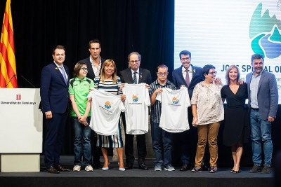 Presentació dels Jocs Special Olympics 2018 al Palau de la Generalitat de Catalunya