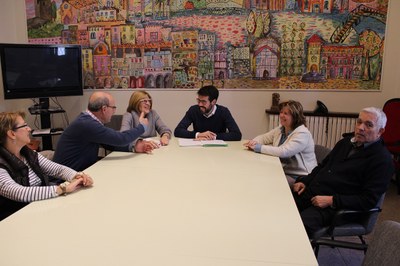 La nova junta directiva de l'Esplai de la Gent Gran es presenta a l'Ajuntament de la Seu d'Urgell