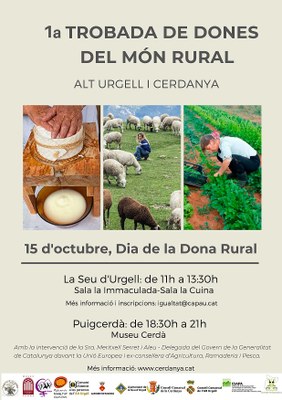 Primera Trobada de Dones del Món Rural de l’Alt Urgell i la  Cerdanya
