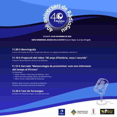RàdioSeu celebra el seu 40è aniversari amb un acte públic a l’Espai Ermengol