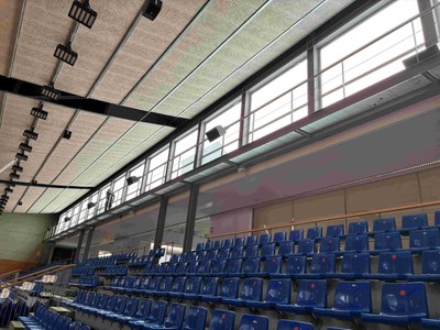 Renovació i millora dels sistemes de megafonia de la Pista Polivalent i del Palau d’Esports