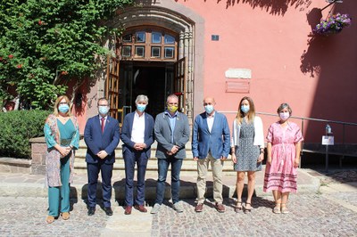 Reunió entre el Conseller de Salut i el Ministre de Salut d'Andorra a l'Ajuntament de la Seu d'Uregll 