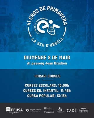 Tot a punt per celebrar la 41a edició del Cros de Primavera a la Seu d’Urgell 