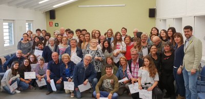 Trobada de final de curs dels participants del projecte intergeneracional ‘Ens escrivim’ 