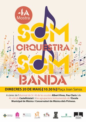 Uns 300 alumnes de primària de la Seu, Castellciutat i Alàs participaran en els concerts ‘Som Orquestra-Som Banda’ i ‘Som Cor’