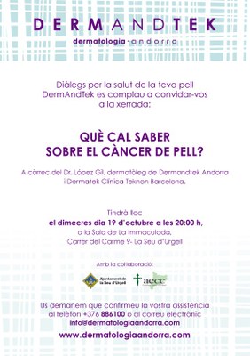 Xerrada sobre el càncer de pell 